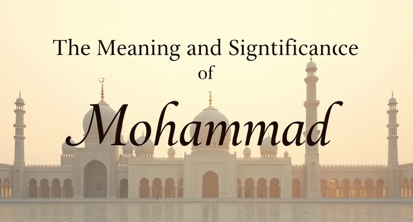 Names Starting With Mohammad