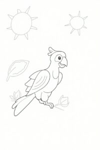 Cartoon Parrot 1