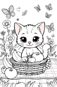 Hello Kitty Coloring Page 2