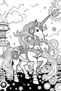 Steampunk Unicorn 4