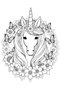 Mandala Unicorn 2