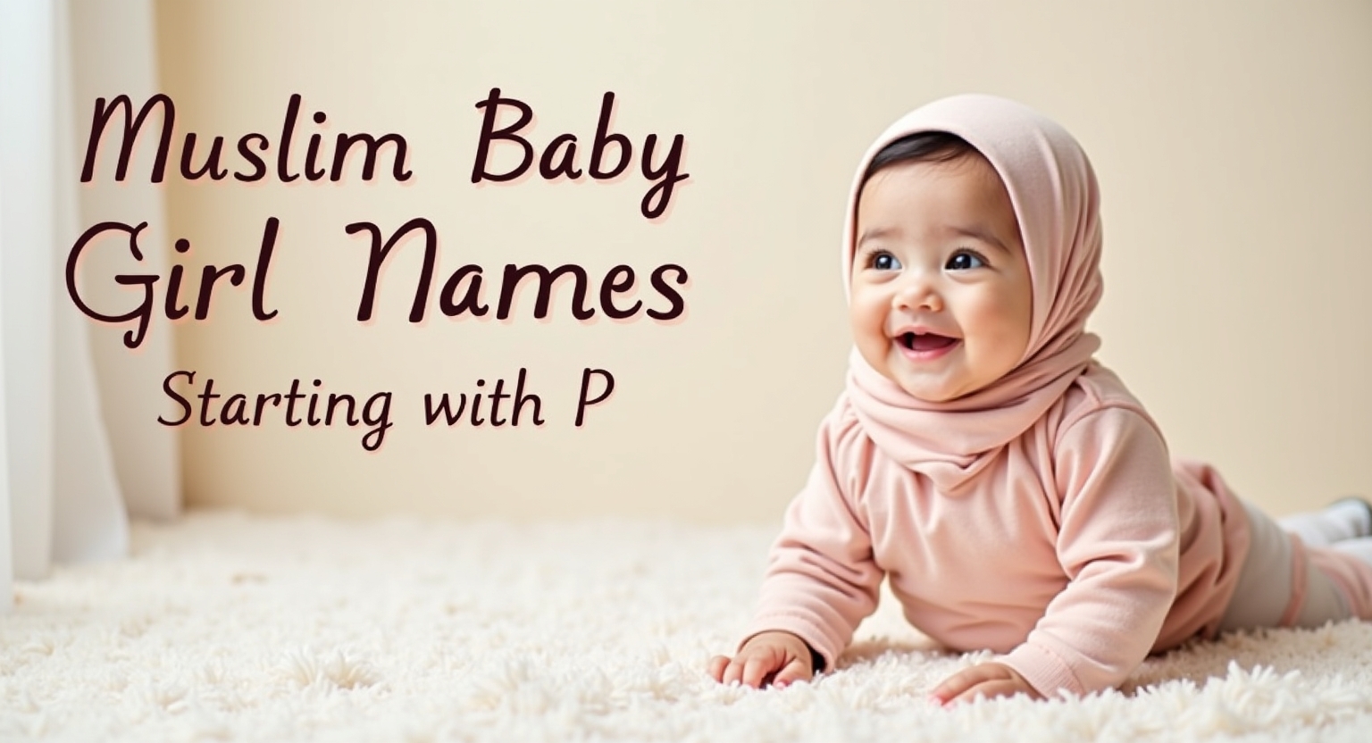 MUSLIM BABY GIRL NAMES STARTING WITH P