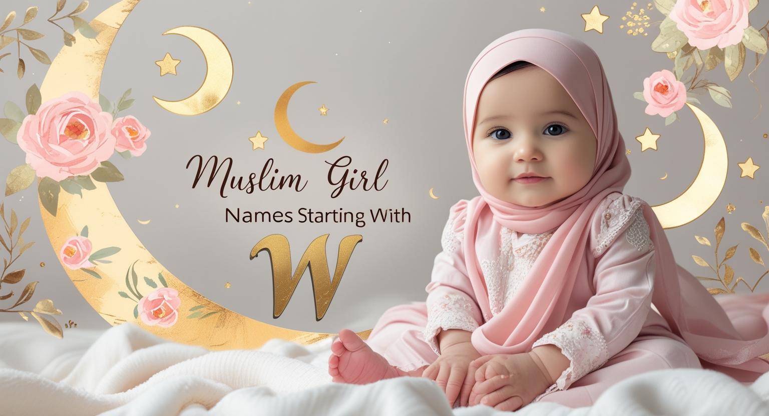 muslim baby girl names starting with w