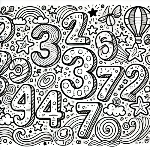 DALL·E 2025-02-06 15.43.50 – A fun and engaging numbers coloring page featuring large, bold numbers from 0 to 10. Each number is outlined in a thick, easy-to-color style with play numbers coloring pages